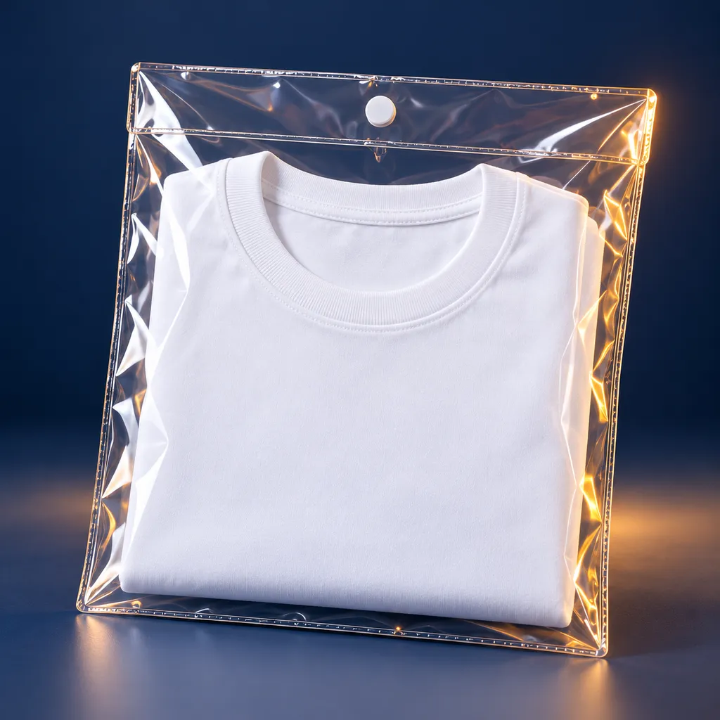 Embalagem para camiseta e camisa