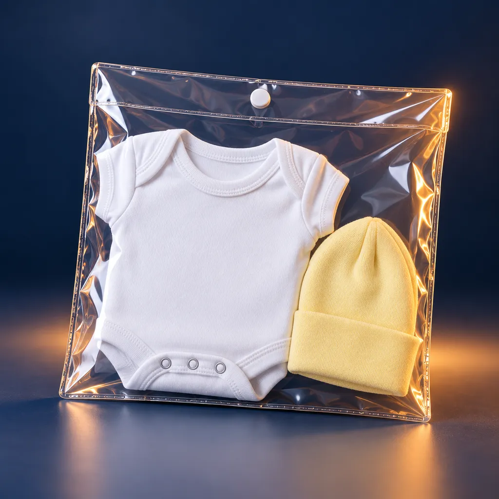 Embalagem para moda bebê