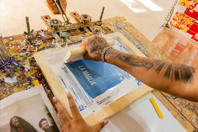 Impressão em silk screen de embalagem em PVC personalizada na fábrica da Freak